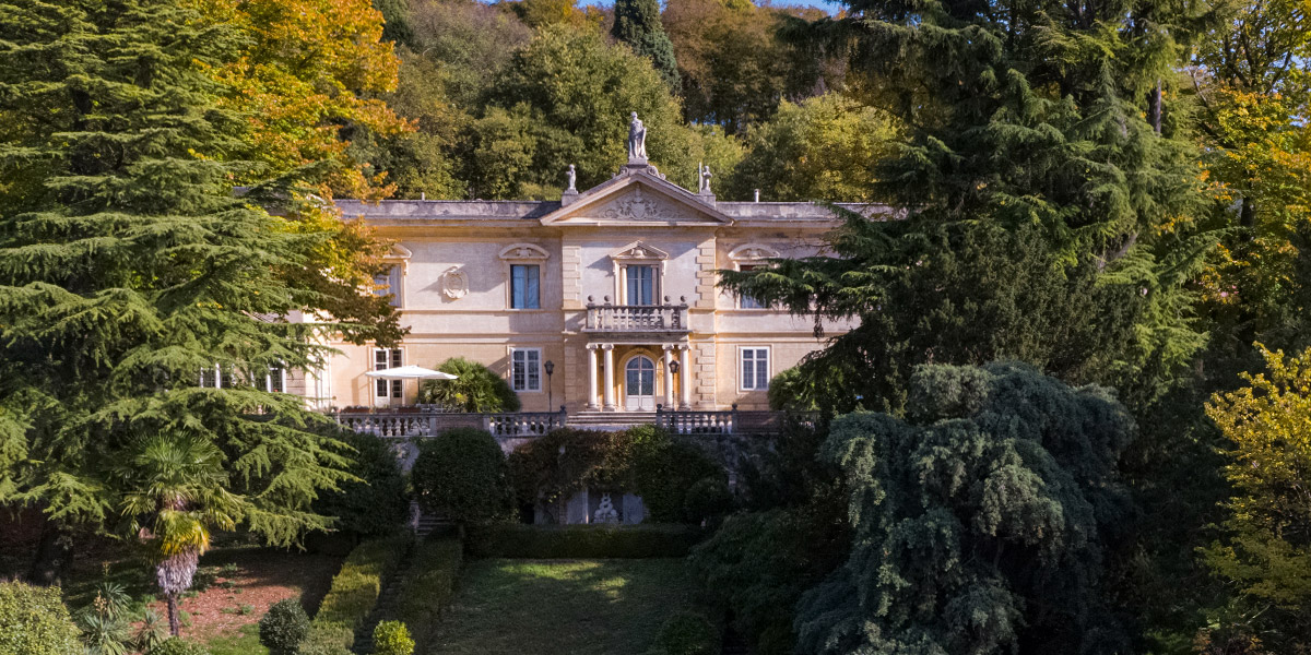 Foto aerea della Villa San Carlo